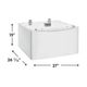 Electrolux Luxury-Glide® 27" W x 15" H Matte White Laundry Pedestal-4