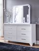 Signature Design by Ashley® Frostlyn White Dresser and Mirror-2
