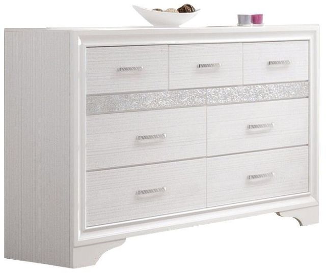Coaster® Miranda 4-Piece White King Panel Storage Bedroom Set-3