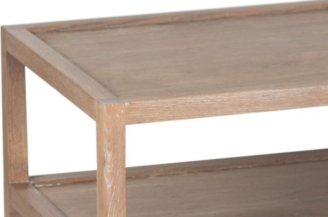 Porter International Designs Lowell Brown Rectangular Coffee Table-3