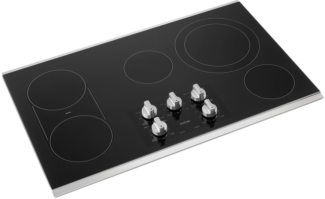 Maytag® 36” Stainless Steel Electric Cooktop-2