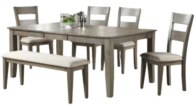 American Wholesale Furniture Clark 6-Piece Mango Dining Set-0
