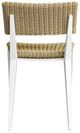 Uttermost® Calbas Honey/White Aluminum/Wicker Outdoor Dining Chair-5