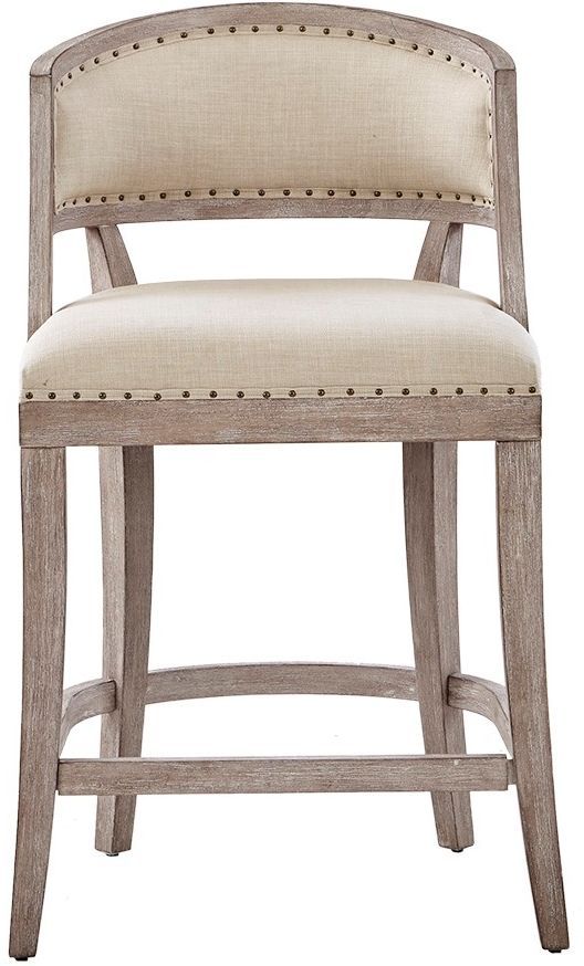 Olliix by Madison Park Natural Tuscan Counter Stool-1