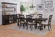 Sunny Designs™ Scottsdale Black Walnut Extension Table with 2 Leaves-4