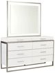 Michael Amini® Marquee Cloud White Dresser with Mirror-0