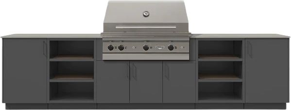 Urban Bonfire® Savannah 42 141" Anthracite Outdoor Kitchen-0