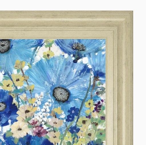 Classy Art Garden Blues I by Tim OToole Wall Art-1