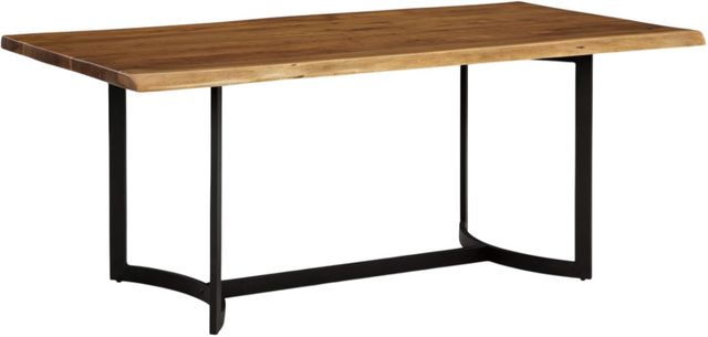Signature Design by Ashley® Fortmaine Black/Brown Dining Table-0