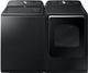 Samsung Fingerprint Resistant Black Stainless Steel Laundry Pair-0