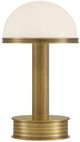 Currey & Company Promenade Antique Brass/Milk Cordless Table Lamp-2