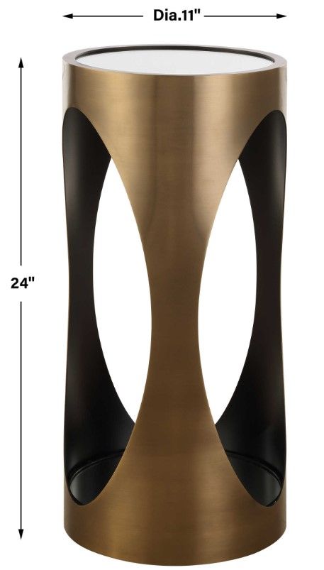 Uttermost® Achilles Brass Drink Table-2