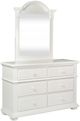 Liberty Furniture Summer House Oyster White Youth Dresser and Mirror-0