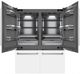 ZLINE 60" 32.2 Cu. Ft. White Matte Built-In French Door Refrigerator with Graphite Gray Interior-1