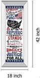 Classy Living Susan Ball Pledge Of Allegiance Wall Art-2
