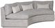 Vanguard® Furniture Customizable Boyden Seat Curved Quarter Turn Bench-0