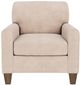 Flexsteel® Customizable Moxy Square Cushion with Rounded Mailbox Arm Chair -3