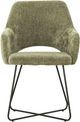 Primo™ International Luxury 2-Piece Duda Green Dining Arm Chair Set-2