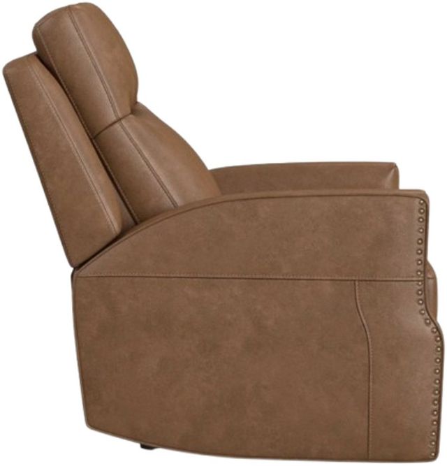 Flexsteel® Maxwell Cedar Power Gliding Recliner with Power Headrest and Lumbar-3