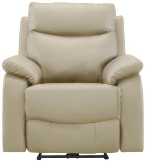 Mazin Furniture Wembley Stone Beige Manual Reclining Chair-1