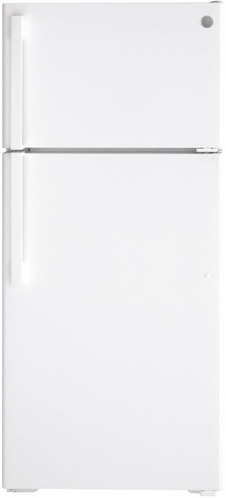 GE® 28" 16.6 Cu. Ft. White Top Freezer Refrigerator