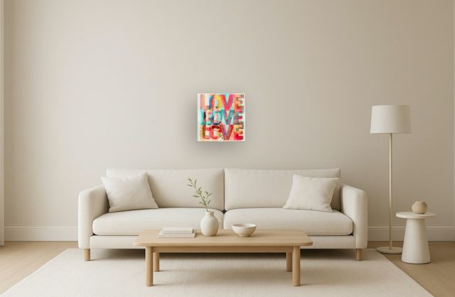 Classy Living Adventurous Love Modern Gloss Wall Art-1