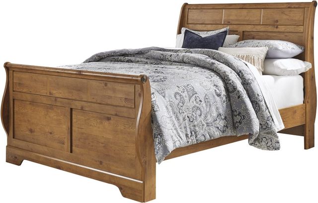 Signature Design by Ashley® Bittersweet 3 Piece Light Brown Queen Sleigh Bed Set-1