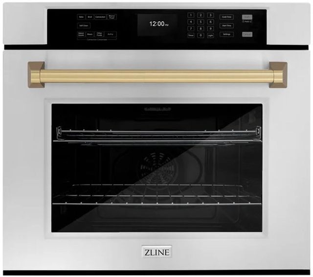 ZLINE Autograph Edition Professional 30" Stainless Steel Single Electric Wall Oven-0