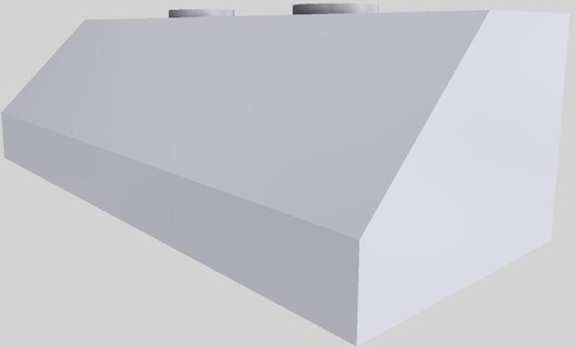 Vent-A-Hood® 60" White Wall Mounted Range Hood-2