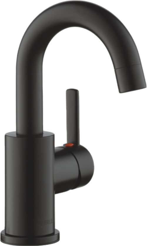 Peerless Precept® Matte Black 8" Single Handle Lavatory Faucet-0
