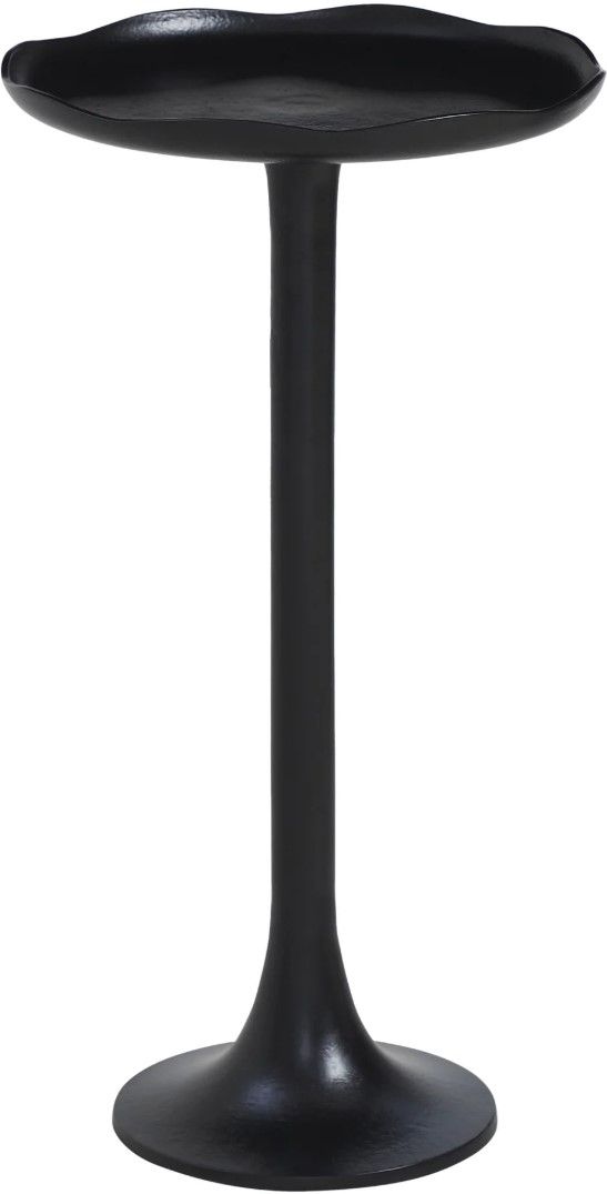 Renwil® Fiora Matte Black Side Table-0