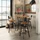 Amisco Customizable Architect Corkscrew Adjustable Stool-4