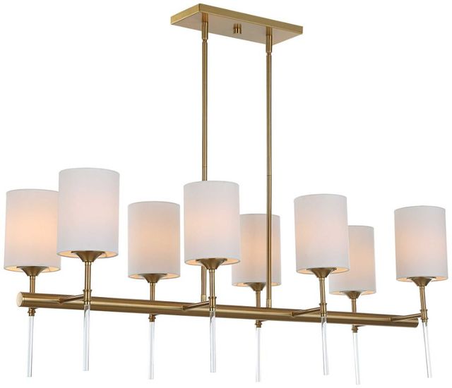 Uttermost® Awyr Brass Linear Chandelier-3