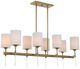 Uttermost® Awyr Brass Linear Chandelier-3