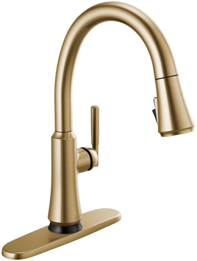 Delta Coranto® Champagne Bronze Single Handle Kitchen Faucet With Touch2O® Technology-1