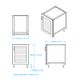 Kalamazoo™ Outdoor Gourmet Signature Series 24" Marine-Grade Stainless Steel Warming Cabinet-1