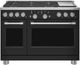 Café™ 48" Matte Black Pro Style Dual Fuel Range with 6 Burners and Griddle-0