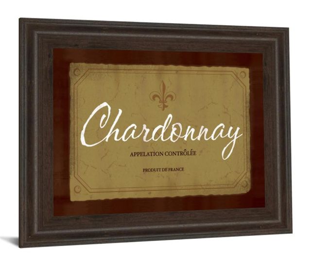 Classy Art Chardonnay by Paola Viveiros Wall Art-1