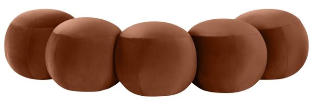 Meridian Furniture Apollo Cognac 75" Upholstered Bench-3