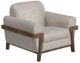 International Furniture Direct Loft Ivory/Brown Accent Chair-0