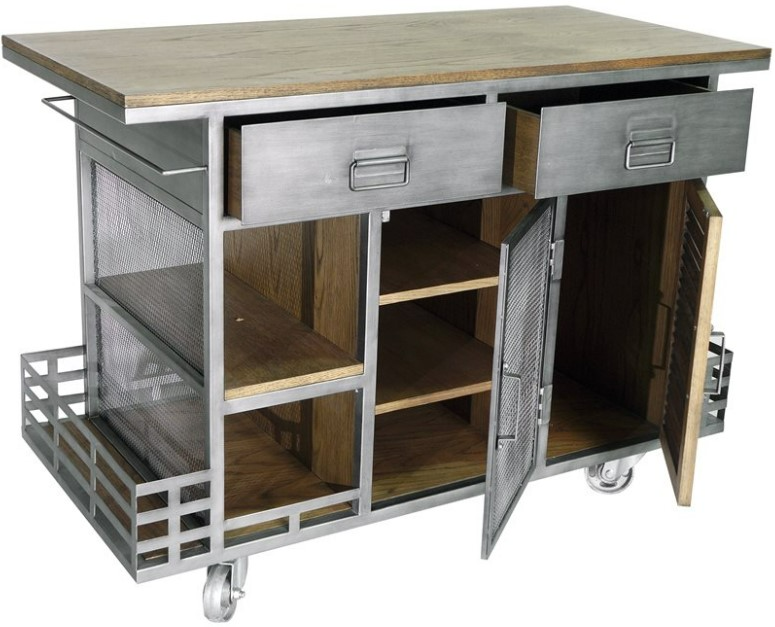 Yosemite Home Decor Jaxon Kitchen Island
