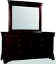 Durham Furniture Chateau Fontaine Candlelight Cherry Double Dresser-2