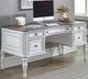 Liberty Furniture Magnolia Manor Antique White/Weathered Bark 64" Writing Desk-1