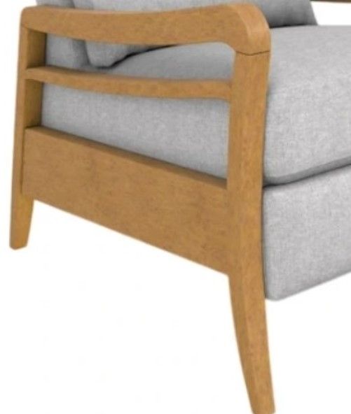 Best® Home Furnishings Customizable Ryberson Manual High Leg Recliner with Honey Birch Legs-4