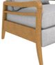 Best® Home Furnishings Customizable Ryberson Manual High Leg Recliner with Honey Birch Legs-4