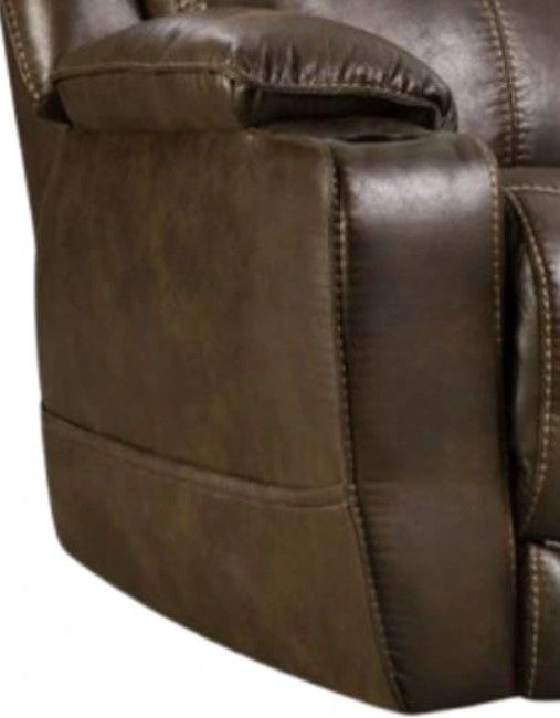 HomeStretch Starship Walnut Home Theater Power Recliner-1
