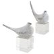Uttermost® Better Together 2-Piece Gray/Silver Bird Sculpture Set-0
