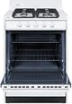 Summit® 24” White Freestanding Gas Range-1