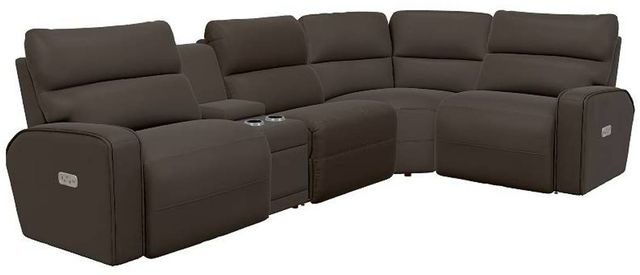 La-Z-Boy® Maddox 5-Piece Sable L-Shape Sectional-0