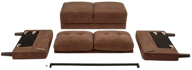 Coaster® Bowen II Rust Upholstered Loveseat-4